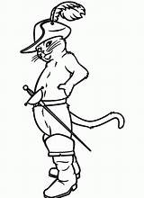 Boots Puss Coloring Pages Draw Popular sketch template