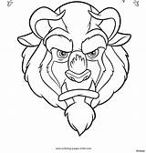 Coloring Pages Beast Beauty Disney Printable Kids Color Sheets Found sketch template