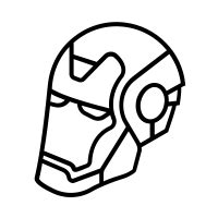 iron man mask icons noun project