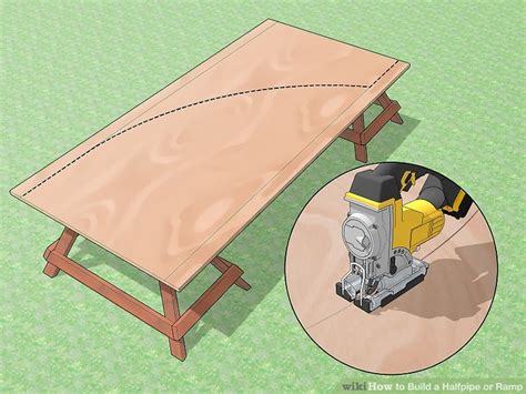 how to build a halfpipe or ramp with pictures wikihow