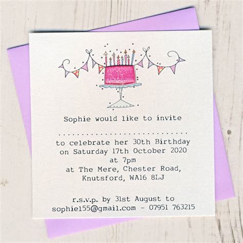 personalised birthday party invitations pack  eggbert daisy