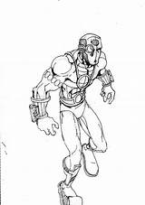 Deadshot Coloring Pages Getcolorings Deviantart Color sketch template