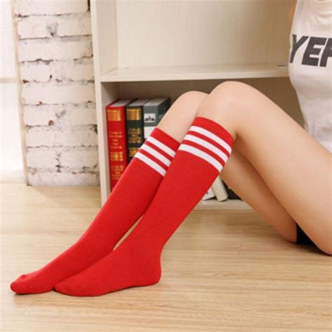 sport socks，sexy women solid color thigh high long socks stretch over