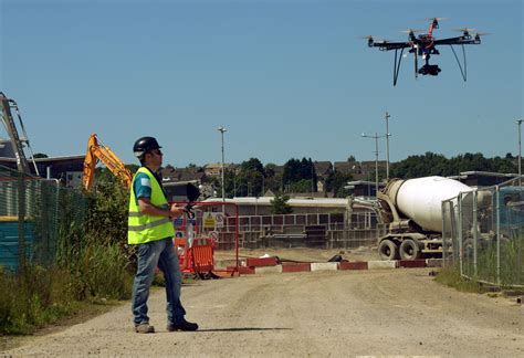 drones  construction sites ecamsecure