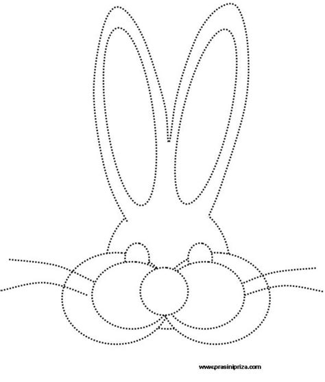 easter bunny ears coloring pages   print