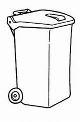 Basura Recipiente Garbage Dumps Colorea sketch template