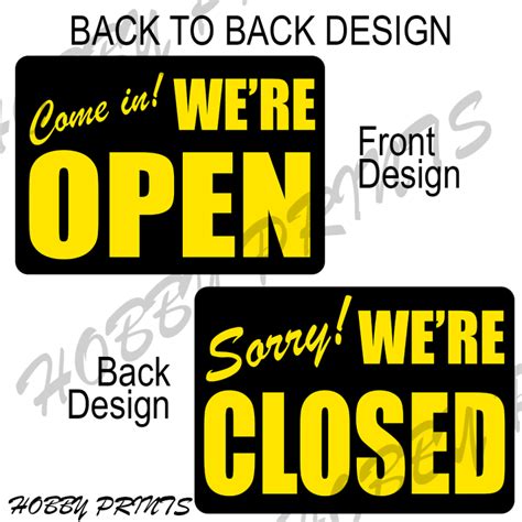 open  closed signage laminated signages open closed signage sign boards lazada ph