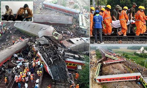 Rescuers Battle Through Wreckage To Help Survivors In India After Train
