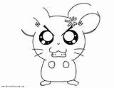 Coloring Hamster Pages Angry Printable Adults Kids sketch template