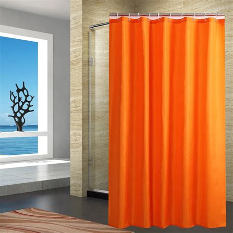 europa douchegordijn oranje polyester materiaal kleur bad gordijnen waterdicht badkamer gordijn