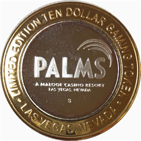 silver strike limited edition  silver gaming token palms casino