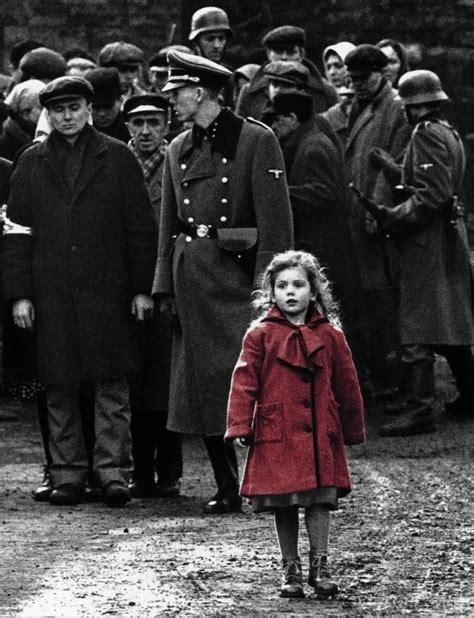 Olivia Dabrowska The Girl In The Red Coat In Schindlers List