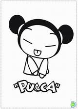Coloring Pucca Pages Popular sketch template