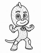 Pj Gekko Gecko Pigiamini Clipartmag Paw Pijamas Owlette Printables sketch template