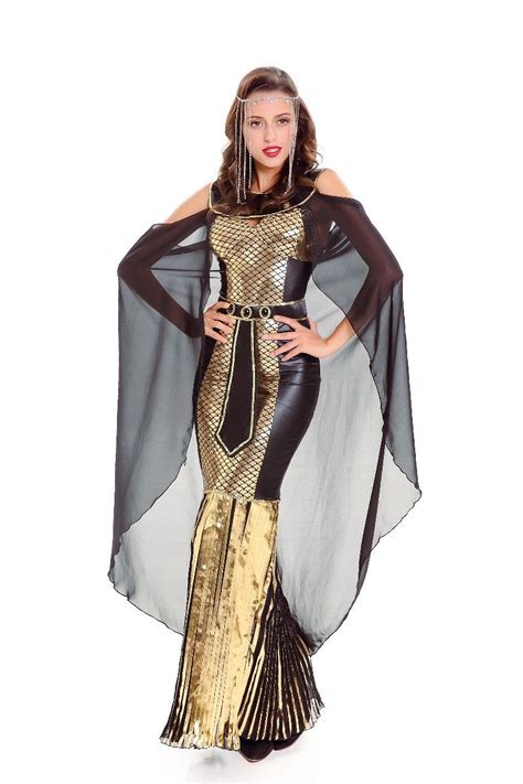Women Gorgeous Egyptian Princess Queen Dress Halloween Cosplay Costume
