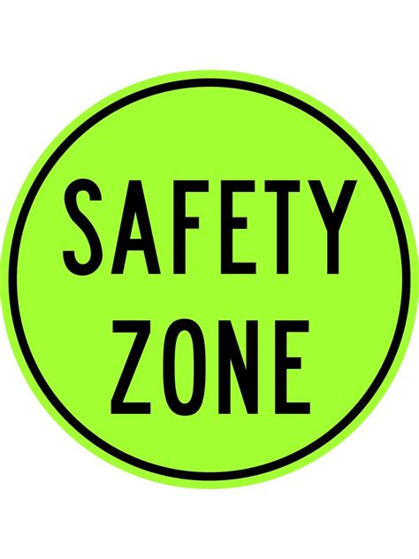 safety zone sign regulatory buy  discount safety signs australia