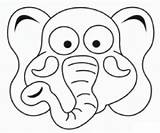 Elephant Imprimir Elefante Máscaras Dierenmaskers Zoeken Vorlage Elefant Elefanten Maschera Crafts sketch template