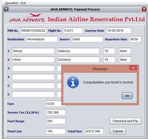 airline reservation system project  java  source code project plazza