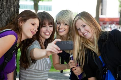 Self Portrait College Girls Stock Images Image 36405924