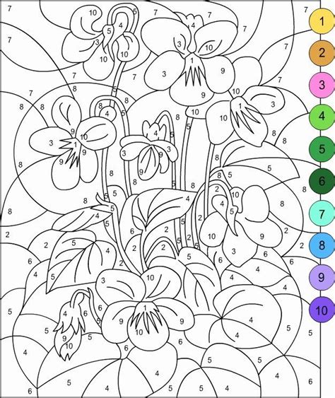 printable color  number  adults awesome nicole   coloring