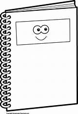 Notebook Clipart Ruler School Book Note Notepad Cliparts Clip Cute Open Transparent Library Clipground 20and 20clipart 20black 20white Laptop Size sketch template