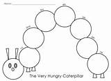 Caterpillar Hungry Very Sequencing sketch template