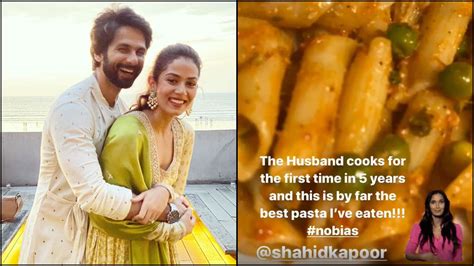 Shahid Kapoor Cooks For First Time In Five Years Of Marriage Wife Mira