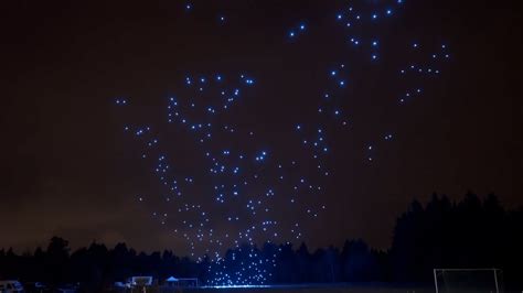 intels  drones super bowl li led light show amazing technology