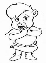 Gummy Coloring Pages Bear Clipart Bears Library Gif sketch template