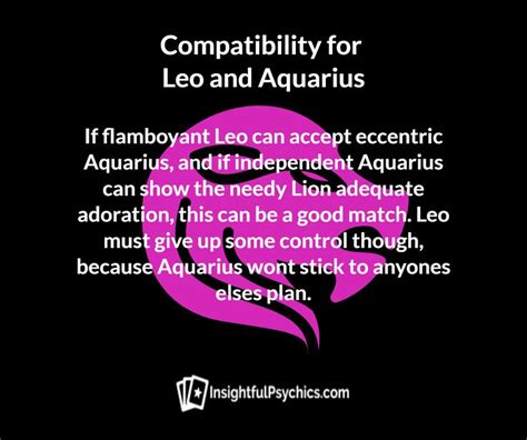 Aquarius And Leo Compatibility Sex Love And Friendship Leo