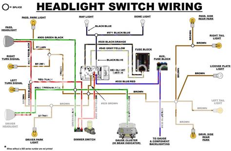 headlight switch wiring diagram  wiring diagram
