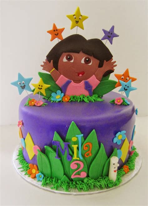 cakesor    dora  explorer birthday cake