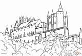 Castle Coloring Segovia Hogwarts Alcázar Pages Easy Alcazar Template sketch template