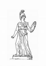 Athena Coloring Goddess Pages Greek Hestia Desenho Drawing Deusa Para Printable Atena Colorir Hellokids Desenhos Da Statue Grega Atenas Sheets sketch template