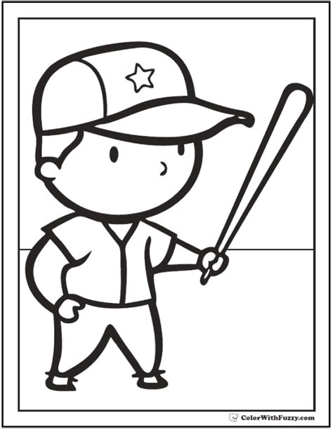 baseball coloring pages customize  print