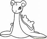 Lapras Coloringpages101 Pokémon sketch template
