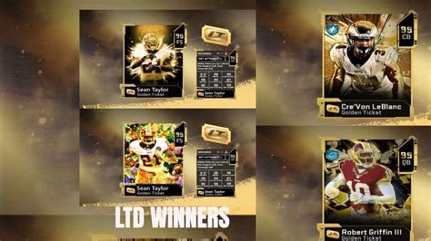 madden 20 golden ticket giveaway youtube