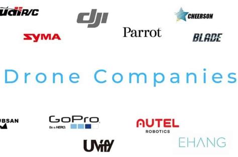 top drone manufacturers  companies   comedronewithme