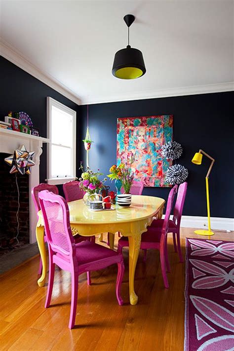 bright color dining room design ideas ecstasycoffee