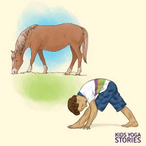 horse yoga poses  kids giddyup kids yoga stories