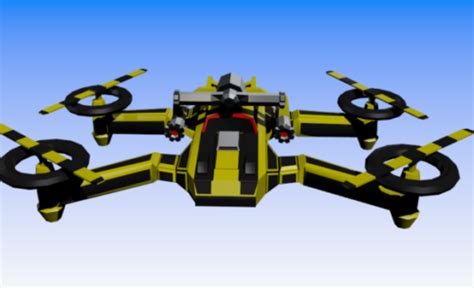 drone costume  model blend fbx obj freedmodels