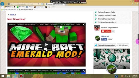 mods  minecraft youtube