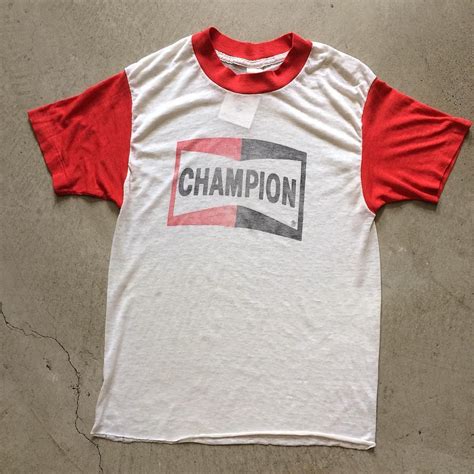 vintage champion ringer  shirt shipping domestic size small  contact
