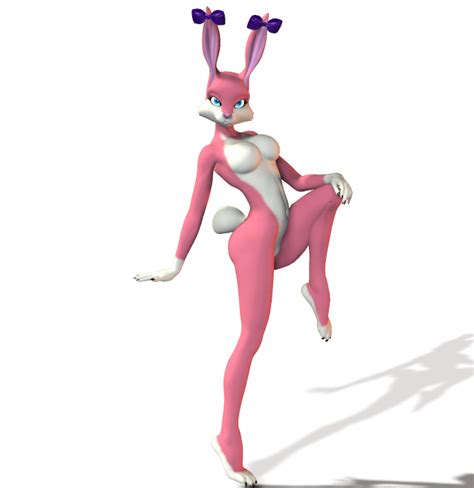 rule 34 3d anthro babs bunny color female female only furry rabbit