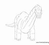 Coloring Surfnetkids Brontosaurus Dinosaur Previous Animals sketch template