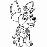 Paw Patrol Coloring Pages Tracker Getcoloringpages Via sketch template