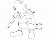 Mario Coloring Pages Bomb King Template sketch template