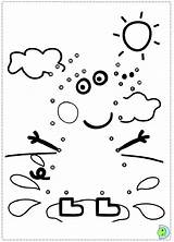 Peppa Pig Coloring Pages Dinokids Colouring Drawing Birthday Print Dot Sheets Close Worksheets Connect Choose Board Comments Cake Coloringhome sketch template