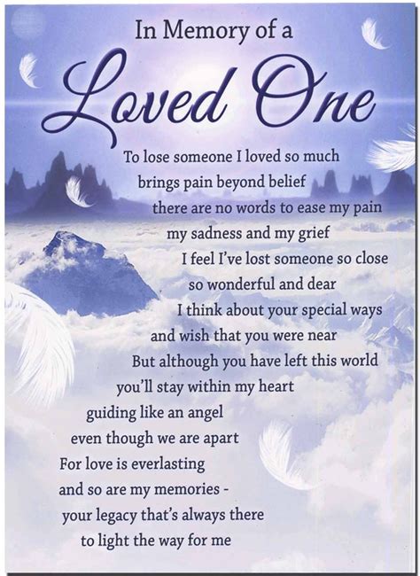 In Memory Of A Loved One Heaven Quotes Loved One In