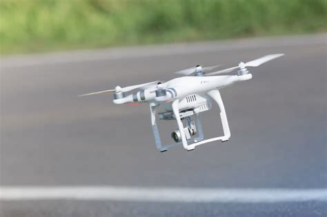 white remote controlled flying   road
